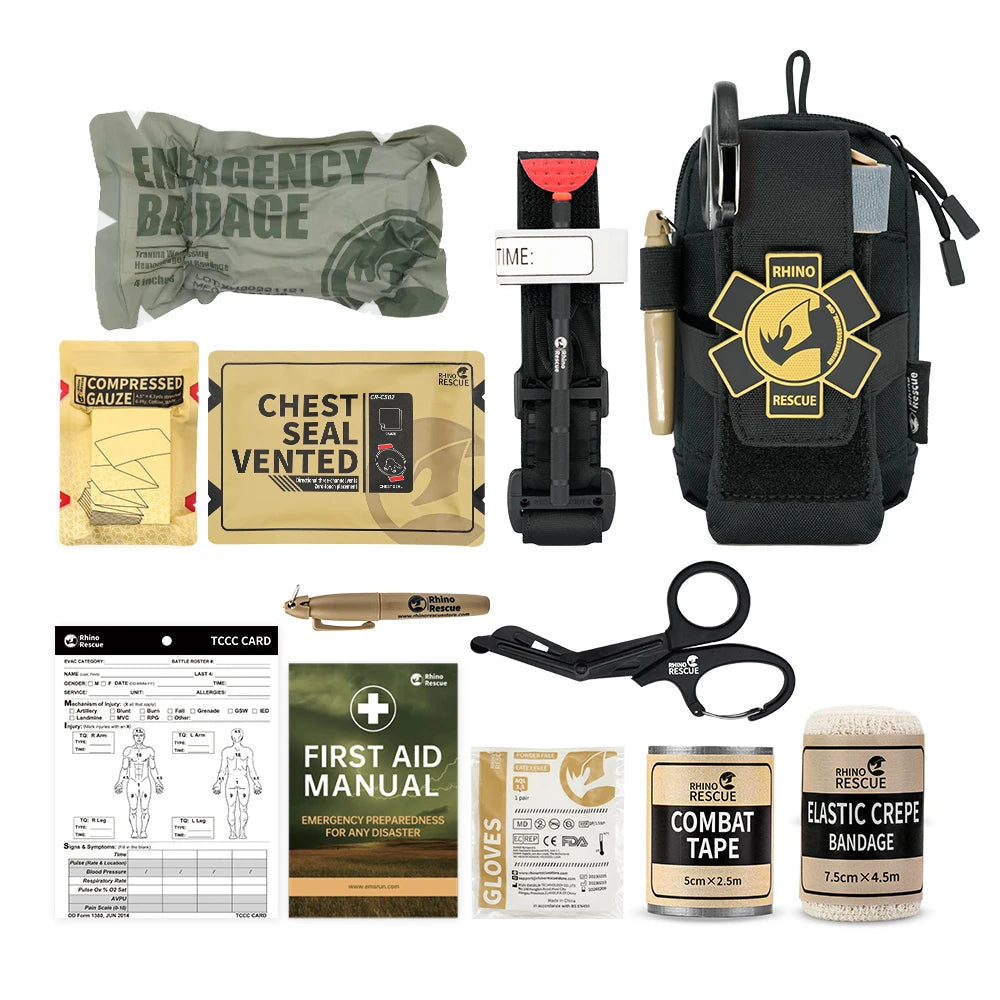 RHINO RESCUE IFAK Trauma First Aid Kit – Tailored Treasures