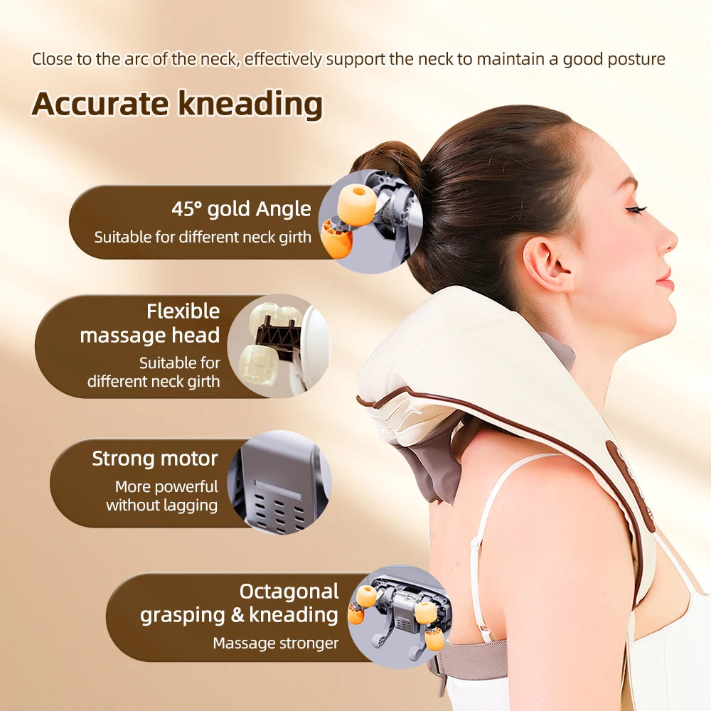 Neck & Shoulder Massager With Heat