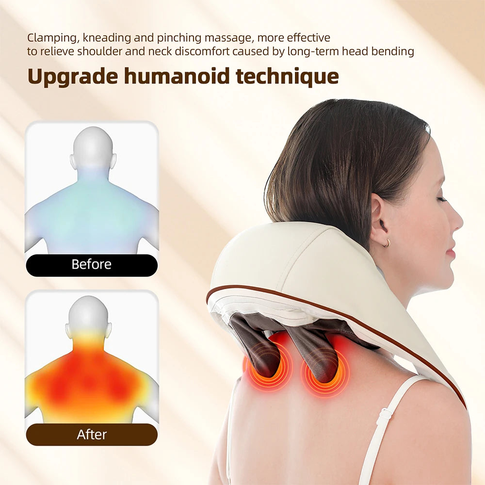 Neck & Shoulder Massager With Heat