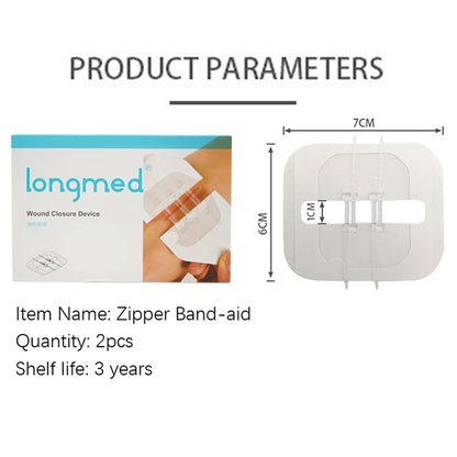 Painless Suture Adhesive Wound Closure Device